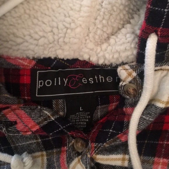 Hooded button up flannel - Picture 2 of 5
